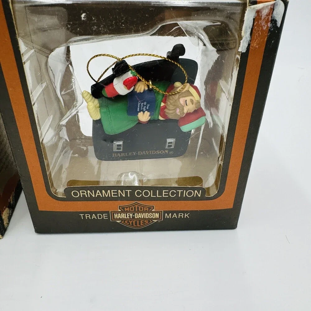 Harley Davidson North Pole Series Motorcycle Ornaments Christmas Elves
